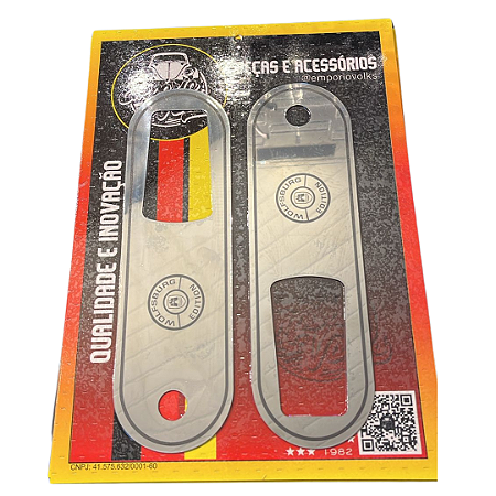 Par Espelho Manivela/Maçaneta Inox Wolfsburg VW 77<