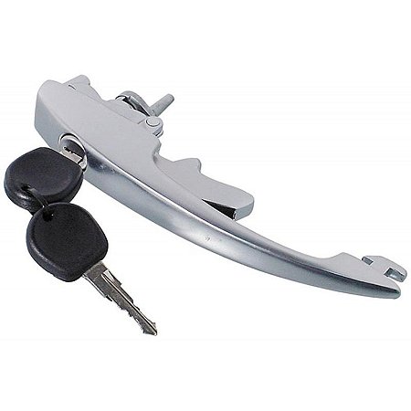 Maçaneta Ext Porta C/Chave Cromada Brasilia/Variant/Fusca 78>