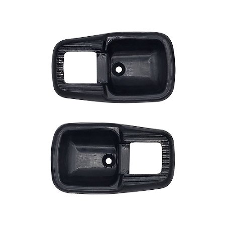 Moldura Maçaneta Interna Porta VW Metal Preto