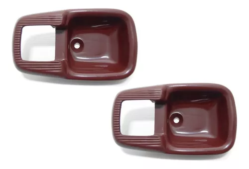 Moldura Maçaneta Interna Porta VW Metal Marrom