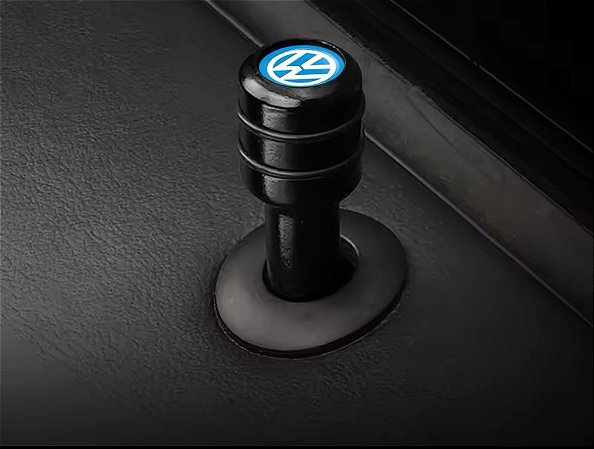 Pino Trava Porta Fusca, Brasilia, Tl, Kombi Preto Logo Vw