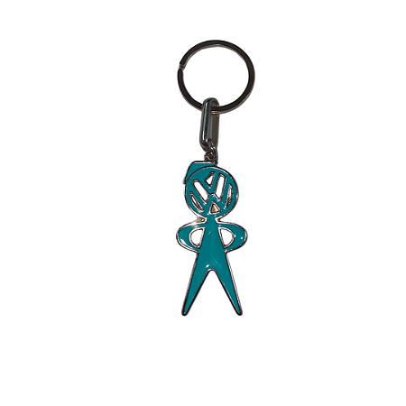 Chaveiro Mascote VW Fusca Menino Azul