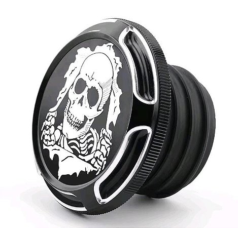 Tampa Tanque Fusca Abastecimento Externo Customizada Caveira