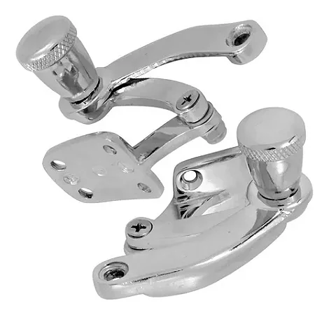 Par Trinco Janela Basculante Fusca Botao Cromado