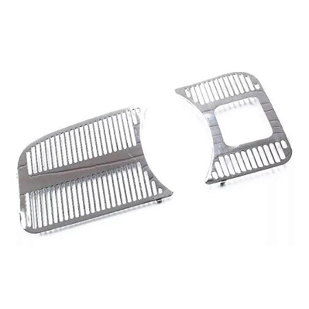 Grade Painel S/Furo Friso Cromada