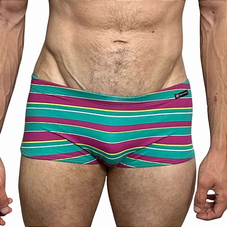 Sunga Boxer Estampada Listrada