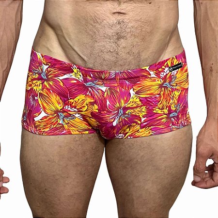 Sunga Boxer Estampada Floral