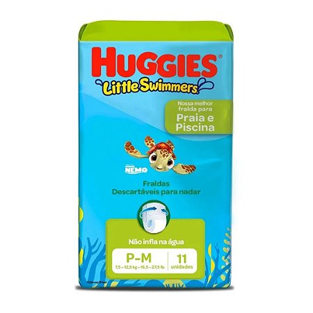 Fralda de Piscina Huggies Swimmers P-M