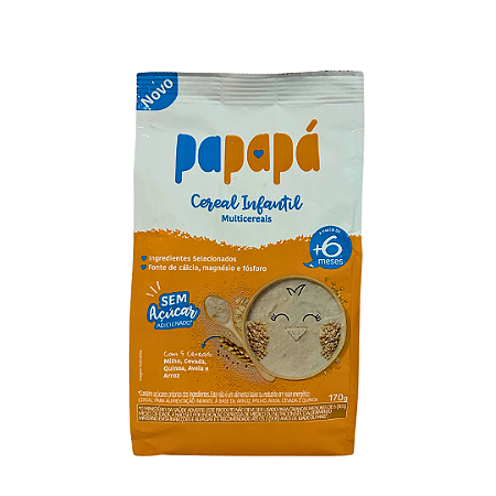 Cereal Infantil Papapa Multicereais 170g