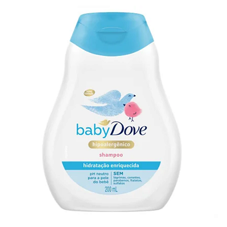 Shampoo Dove Baby Hidratação Enriquecida - 200ml