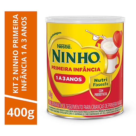 Fórmula Infantil Ninho Primeira Infância 1 à 3 Anos - 400g