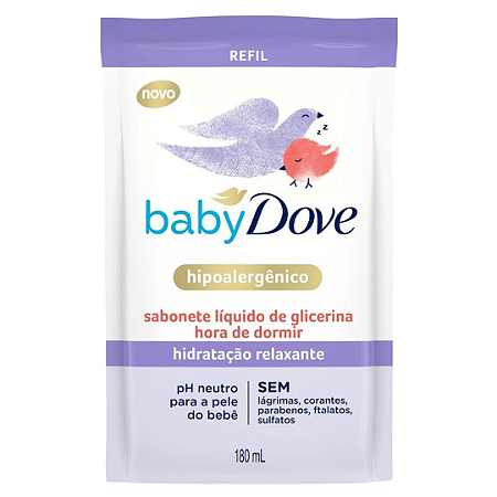 Refil Sabonete Líquido Dove Baby Hora de Dormir - 180ml