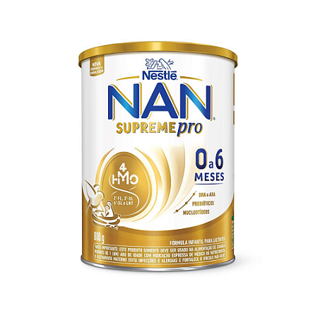 Fórmula Infantil Nan Supreme Pro 0 a 6 meses 800g - Nestlé