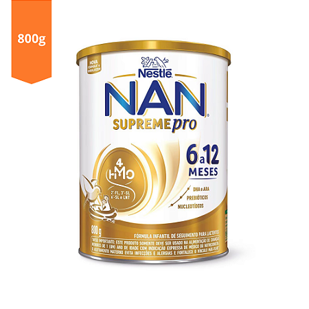 Fórmula Infantil Nan Supreme Pro 6 a 12 meses - 800g