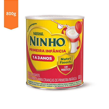 Fórmula Infantil Ninho Primeira Infância 1 à 3 Anos 800g