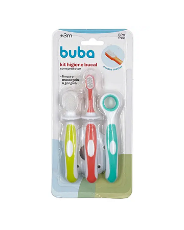 Kit Higiene Bucal com Protetor - Buba