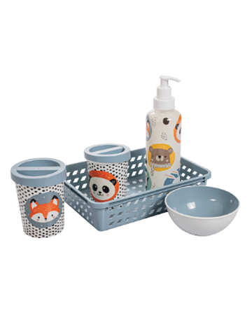 Kit Higiene Baby Bichinhos Nórdicos c/ 5 peças - Plasútil