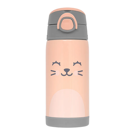 Copo Térmico com Canudo Gumy Pêssego - Buba