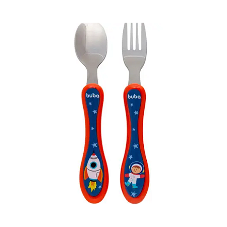 Kit Talheres Aventuras Astronauta - Buba