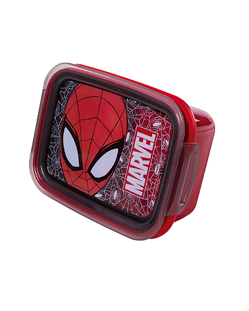 Marmita Infantil Homem Aranha com Trava 850ml - Plasútil