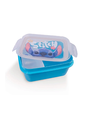 Marmita Infantil Stich com Trava 850ml - Plasútil