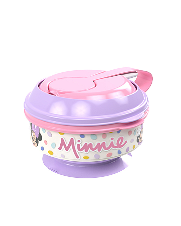 Porta Papinha com Amassador Minnie Baby - Plasútil