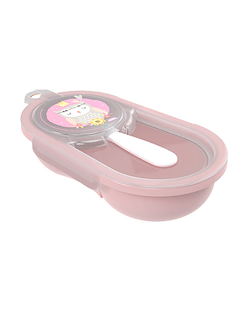 Pote Papinha com colher Bichinhos Petit  240ml- Plasútil