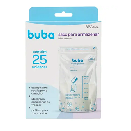 Saco para Armazenar Leite Materno - Buba