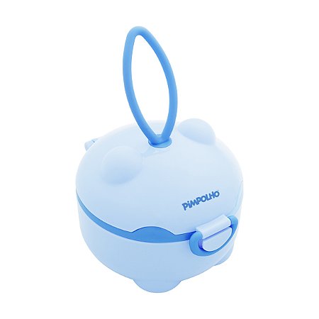 Kit Pote e Dosador de leite Lúdico Azul - Pimpolho