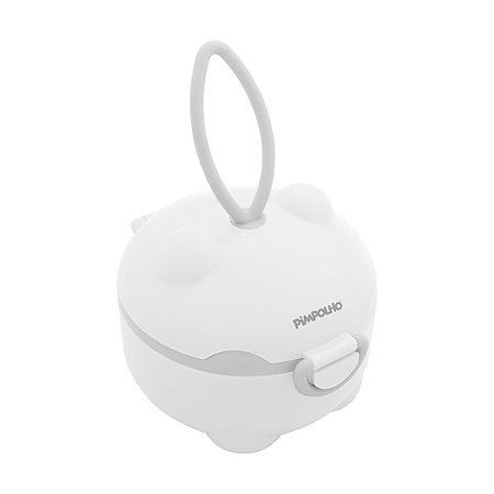 Kit Pote e Dosador de leite Lúdico Branco - Pimpolho