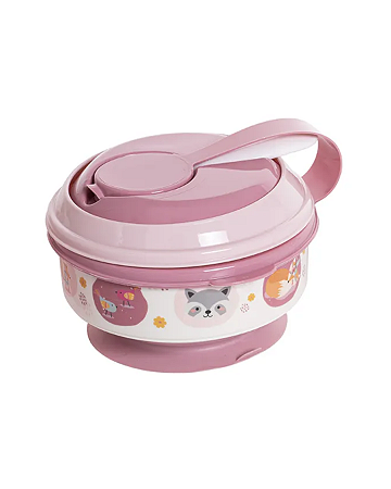 Porta Papinha com Amassador Bichinhos Petit - Plasútil