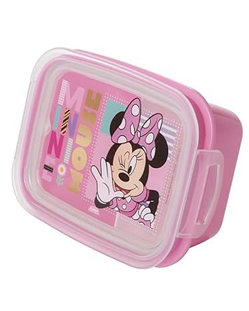 Marmita Infantil Minnie com Trava 630ml - Plasútil