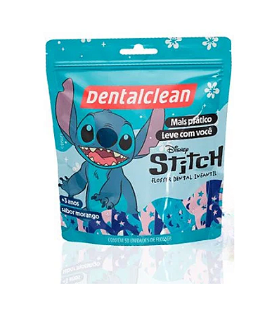 Fio Dental Flosser Stitch sabor Morango - DentalClean