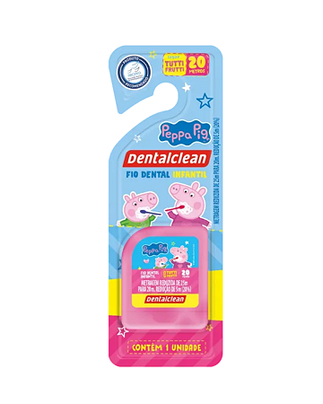 Fio Dental Peppa Pig 20 m - DentalClean