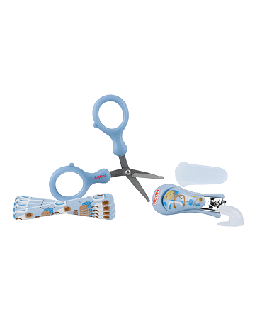 Kit Manicure Infantil Azul - Nuby