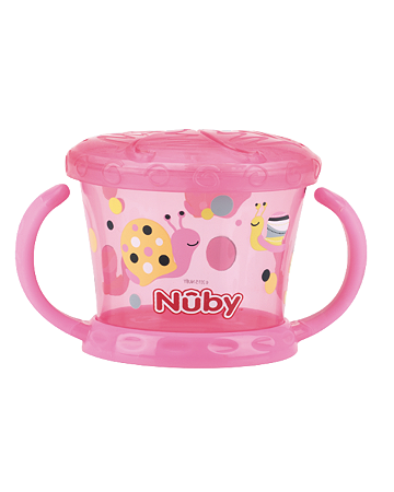 Porta Lanchinho Decorado Rosa - Nuby