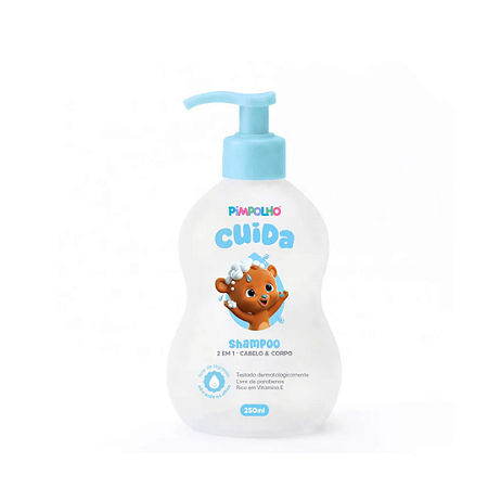 Shampoo  2 em 1 Cabelo e Corpo 250ml - Pimpolho