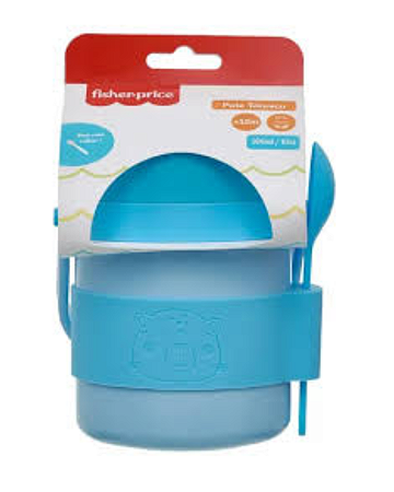 Pote Térmico com Colher Play Time Menino 300ml - Fisher Price