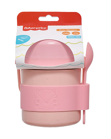 Pote Térmico com Colher Fun Time Menina 300ml - Fisher Price