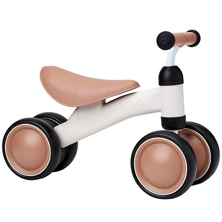 Bicicleta de Equilíbrio 4 rodas Bege - Buba