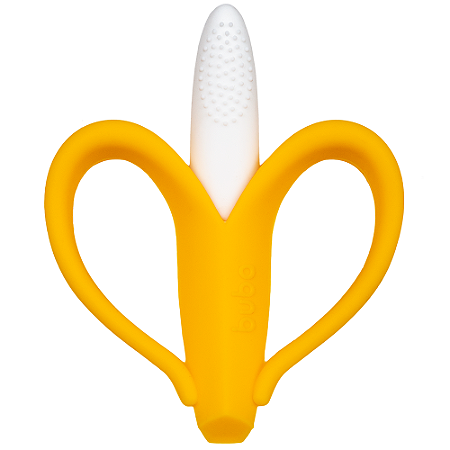 Massageador de Gengiva Banana Amarela - Buba