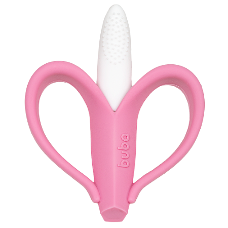 Massageador de Gengiva Banana Rosa - Buba