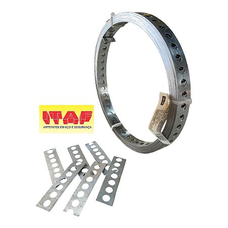 Fita perfurada 17 x 0,40 mm - rolo com 10 metros