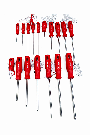 Chave Phillips Profissional com Variações de Tamanho (1/8" a 5/16")