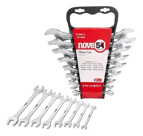 Chave Fixa Dupla Profissional (06/07 a 20/22 mm)