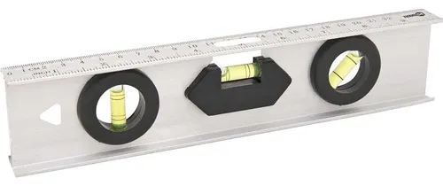 Nível de Alumínio 12" com 3 Bolhas