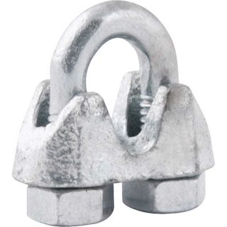 Presilha para Cabo de Aço 1/8” (3,18mm) Galvanizado – Pacote com 50 Unidades