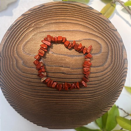 Pulseira de Jaspe Vermelho - Aterramento, Coragem e Sexualidade