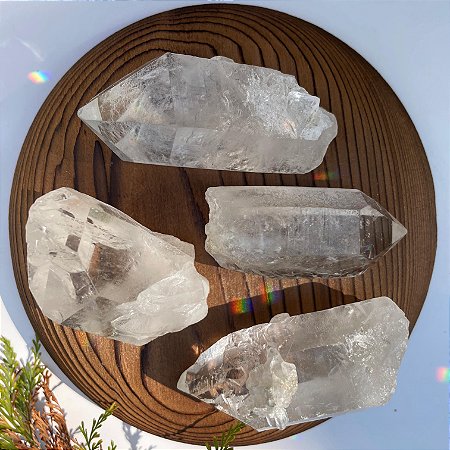 Quartzo Cristal Ponta Bruta - Intensificação, Iluminação e Cura