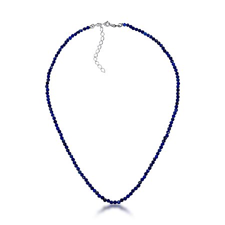 Choker Esferas Lápis Lazúli Prata 925 - Comunicação e Propósito